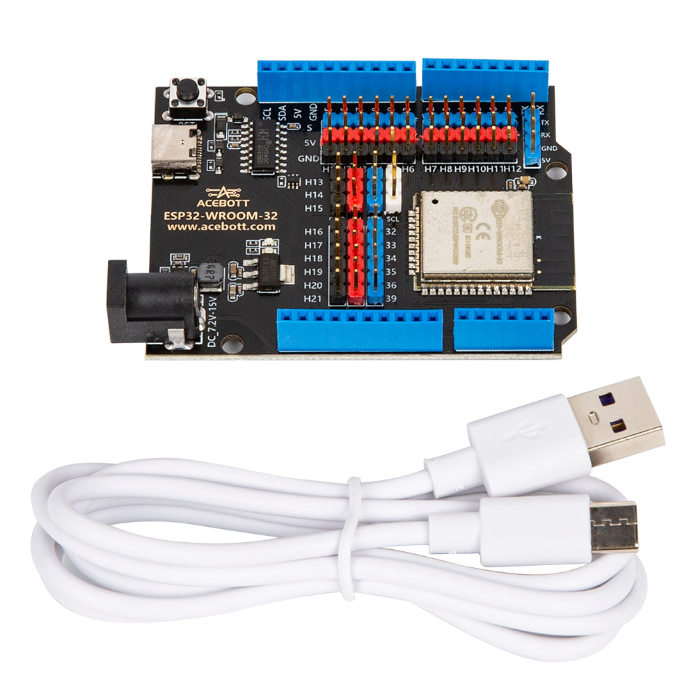 ACEBOTT QA008 ESP32 Max V1.0 with 1M Type-C Cable