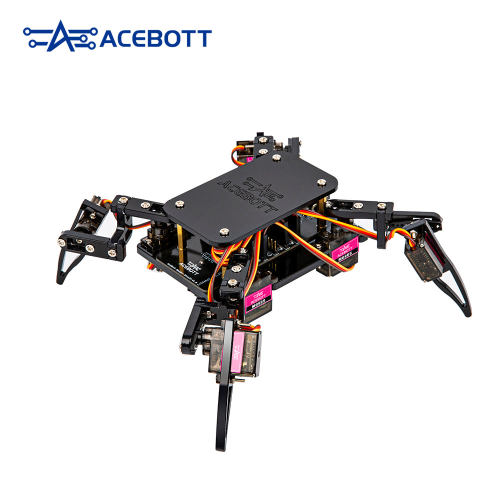 ACEBOTT QD020 ESP8266 Quadruped Bionic Spider Robot kit with Arduino/ACECode(Scratch)