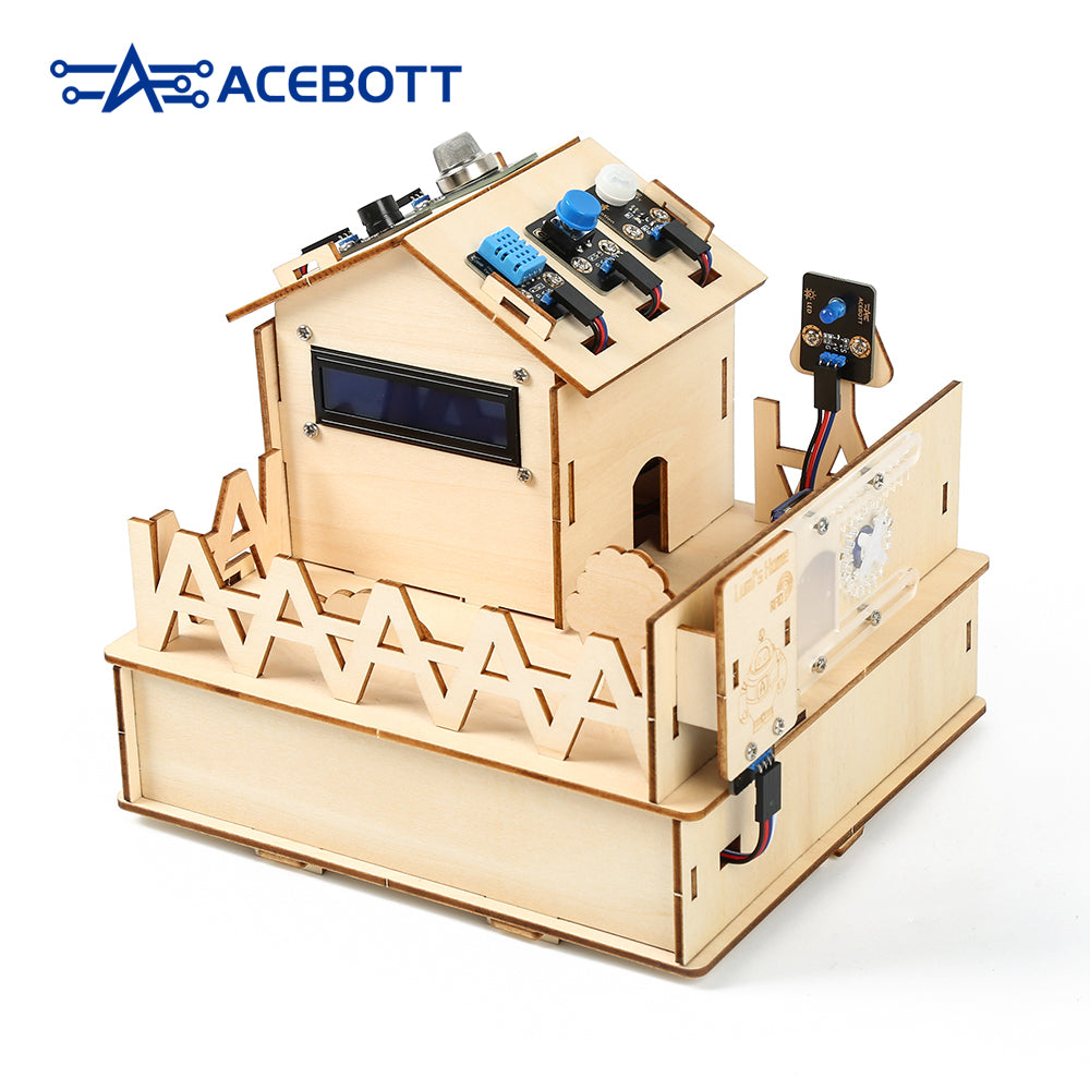 ACEBOTT QE004 ESP32 Smart Home IoT Basic Starter Kit with Arduino/ACECode(Scratch)