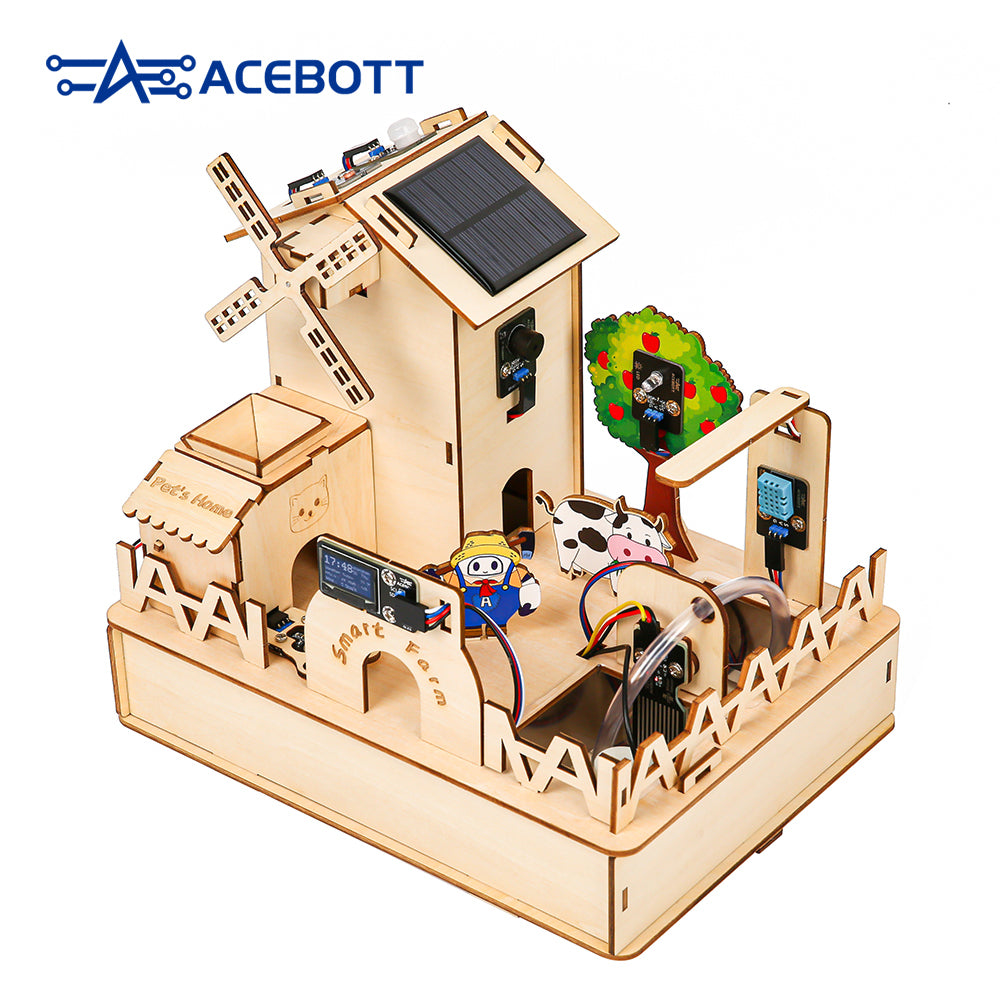 ACEBOTT QE010 ESP32 Smart Farm IoT Starter Kit with Arduino/ACECode(Scratch)