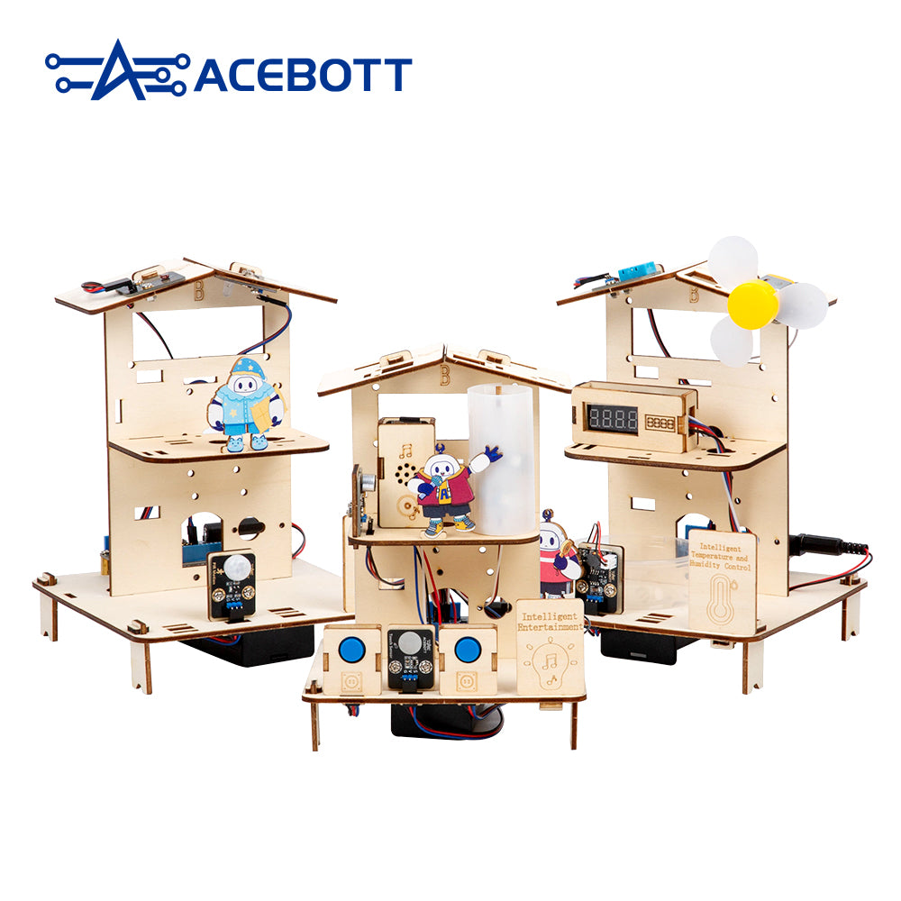 ACEBOTT QE021 ESP32 3-in-1 Smart Home Education Kit - Level 1
