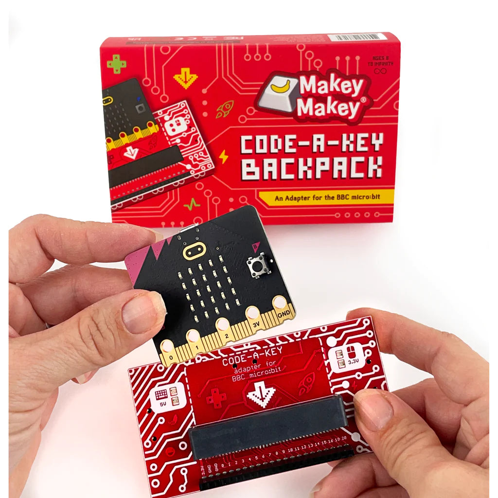 Makey Makey QM004 Code-a-Key Backpack- An adapter for BBC micro:bit (Compatible with original Makey Makey Only)